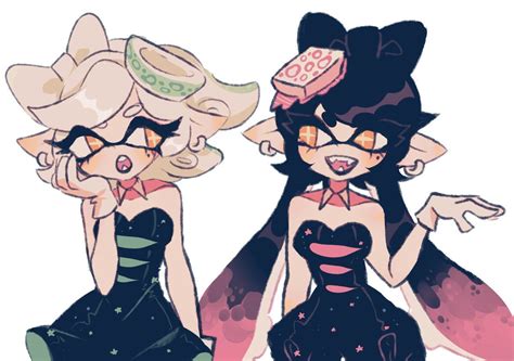 The Squid Sisters Splatoon Comics Drawing Anime Faces Splatoon