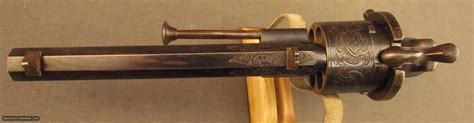 Antique Francotte Belgian Lefaucheux Pinfire Double Action Revolver