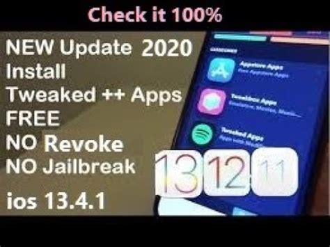 The best part is that you can get electra and pangu like jailbreak. NEW Sign Install Tweaked Apps iOS 13.4.1 / 12 NO Jailbreak ...