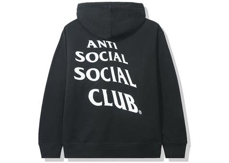 Anti Social Social Club Jock Hoodie Black Ss20