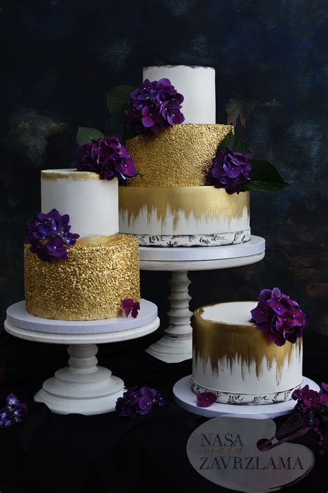 Gold And Purple Are So Pretty Purple And Gold Wedding Themes White