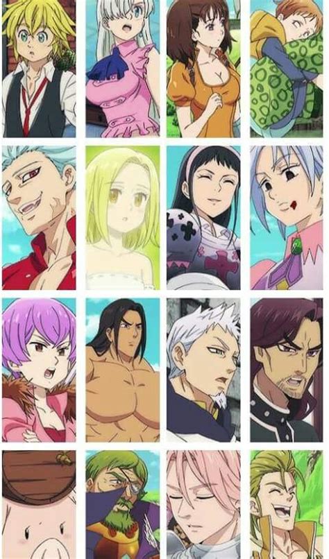 When we talk about ranking the seven deadly sins characters based on their power level, it has always been a drag. characters from the Seven Deadly Sins | Seven Deadly Sins ...