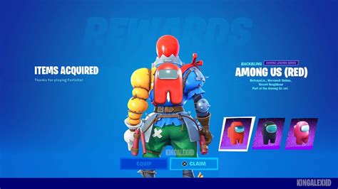 How To Get Among Us Bundle Rewards For Free In Fortnite New Among Us