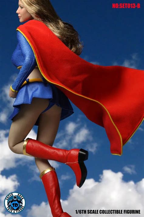 Super Duck Set Supergirl Suit For Inch Phicen Tbleague Jiaoudoll Action Figure Diy Buy At