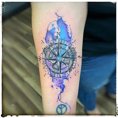 Compass Tattoo Tumblr Compass Tattoo Compass Tattoo Design Watercolor Compass Tattoo Kulturaupice