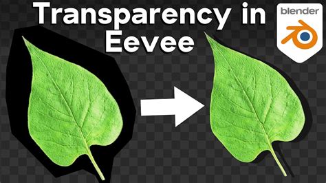 How To Use Transparency In Blender Eevee Youtube