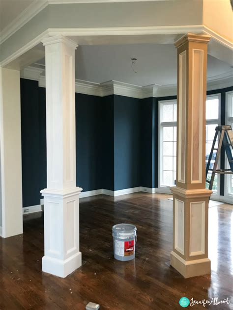 How We Updated Our Interior Faux Columns Dining Room Makeover
