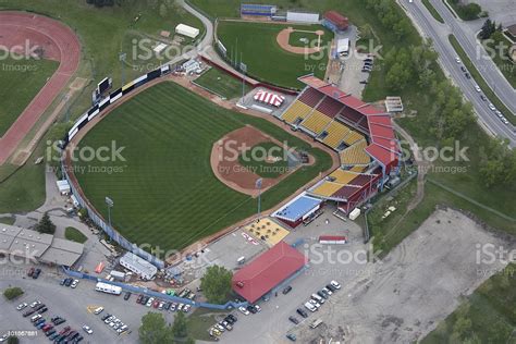 Baseball Field Aerial View Stock Photo Download Image Now Aerial