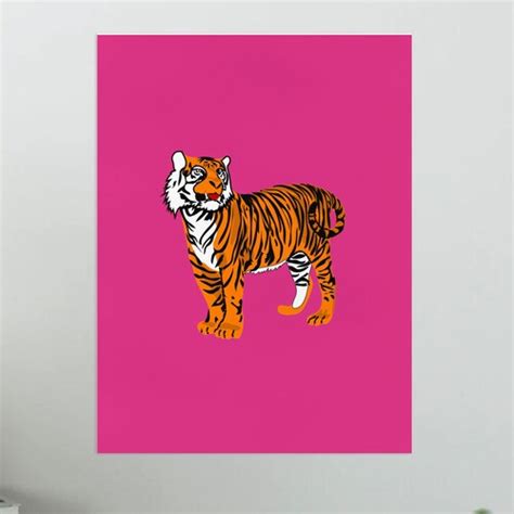 Tiger Beautiful Wall Art Print Etsy