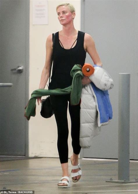 Charlize Theron Fits In An Intense Hot Yoga Workout Amid A Busy Awards