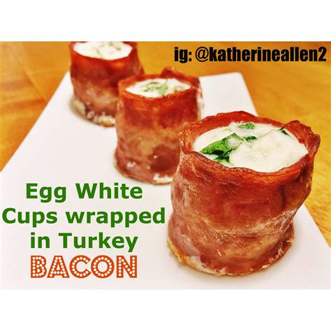 Ripped Recipes Egg White Cups Wrapped In Turkey Bacon