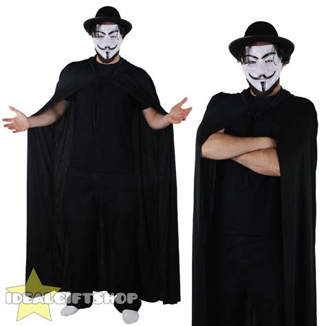 anonymous one fancy dress costume mask protest hacker halloween guy fawkes night ebay