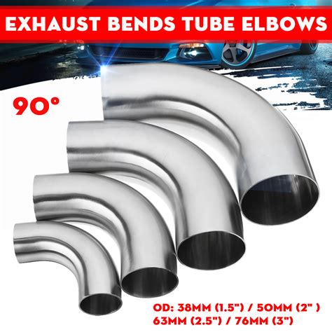 1 5inch 2inch 2 5inch 3inch Od 90 Degree Exhaust Pipe Bends Tube Elbows Stainless Steel