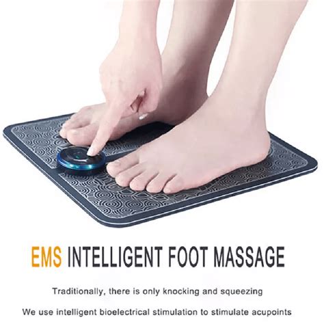 Ems Pulse Foot Massager Rechargeable And Portable Foot Massage Mat For Home Use Tens Foot