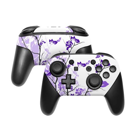 Not all nintendo switch controllers are created equal. Violet Tranquility Nintendo Switch Pro Controller Skin ...