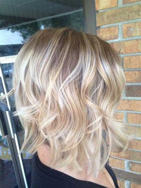 Blonde bob hairstyles are a short to medium length hairstyle at around ear to bear level and hued with any shade of blonde. 15 Blonde Bob Hairstyles