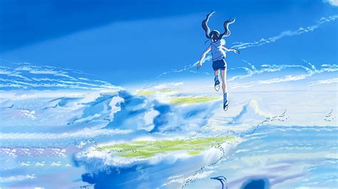 Anime Weathering With You Cloud Hina Amano Tenki No Ko Hd