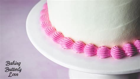How To Pipe A Shell Border Buttercream Piping Techniques For Cake For