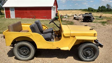 1953 Willys Cj3a Jeep For Sale In Corsica Sd 4000