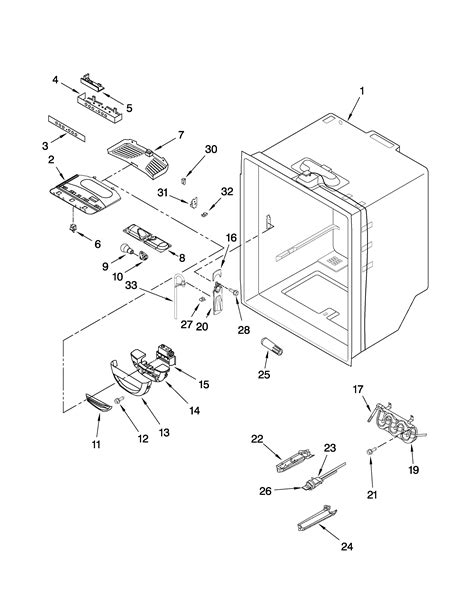 If the defrost drain tube is clogged with ice or gunk, the water can't drain down the tube. Looking for KitchenAid model KBFS20EVWH2 bottom-mount ...