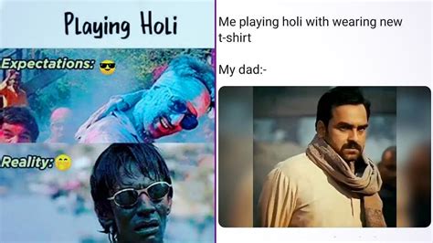 Viral News Holi 2021 Funny Memes And Jokes Perfectly Sum Up The