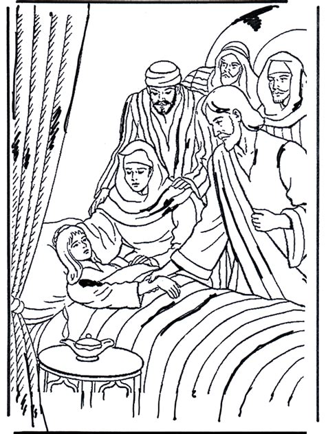17 Bible Coloring Pages Jairus Daughter Printable Coloring Pages
