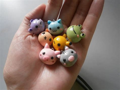 Super Cute Bagphonekeyring Charms Polymer Clay Charms Polymer Clay