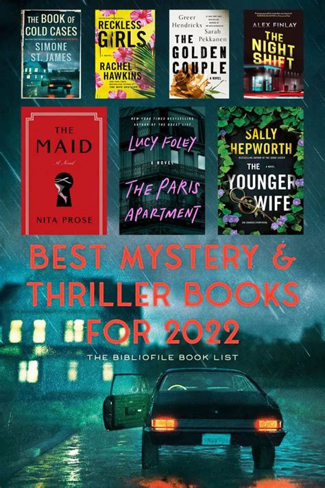 Best Mystery And Thriller Books For 2022 New And Anticipated The Bibliofile