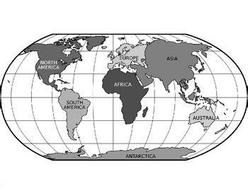 World Map Outline With Continents And Oceans Draw A Topographic Map