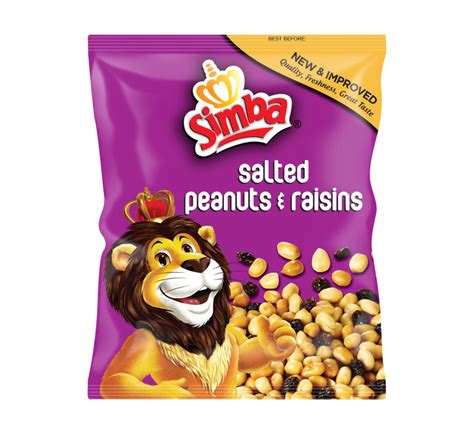 Simba Peanuts And Raisins 36 X 50g Dunbar Distributors
