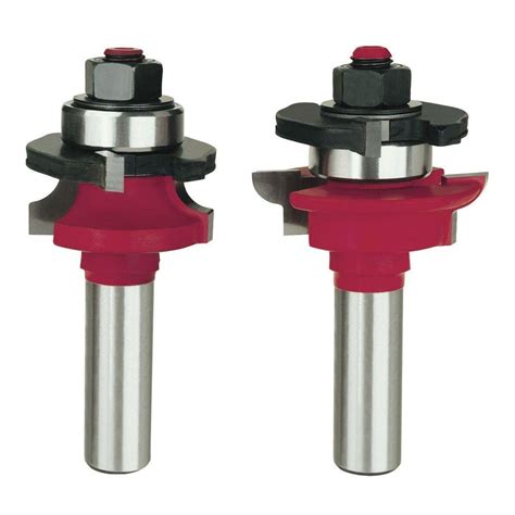Diablo 7/16 in. Carbide Quarter-Round Rail and Stile Router Bit Set