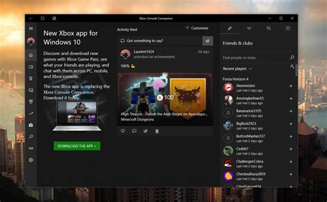 Xbox Console Companion Uwp App To Be Replaced With The New Game Pass