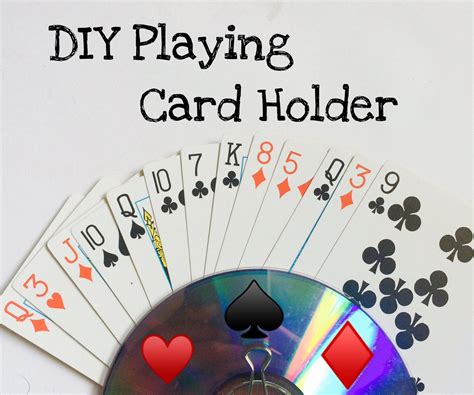 Diy Playing Card Holder 5 Steps With Pictures Instructables