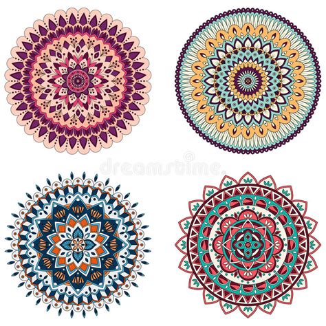 Floral Mandalas Stock Vector Illustration Of Graphic 17137183