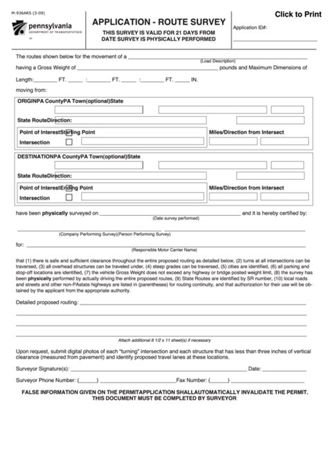 fillable form   rs application route survey printable