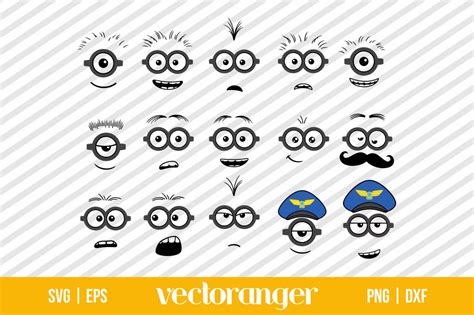 Minion Eyes Svg Bundle Vectoranger