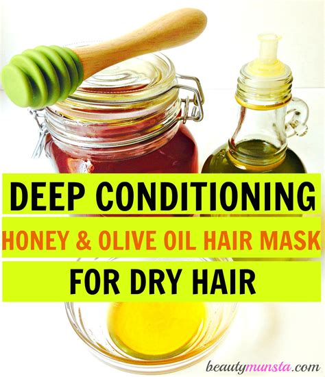 Honey And Olive Oil Hair Mask Deep Conditioning For Silky Tresses Beautymunsta