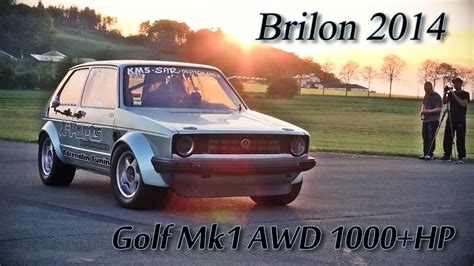 16vampir Golf Mk1 Awd 1000hp Brilon 2014 Youtube