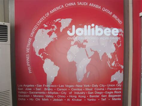 Worldwide Jollibee Map