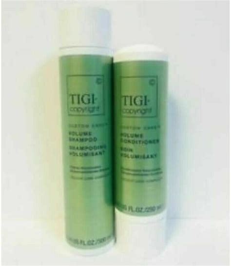 Tigi Copyright Custom Care Volume Shampoo And Conditioner Etsy