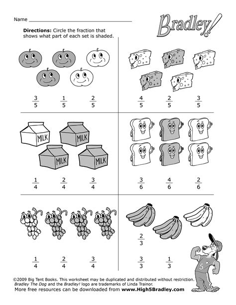 19 Best Images Of 2nd Grade Math Fractions Worksheets Math Second