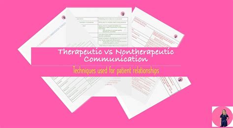 Therapeutic Vs Nontherapeutic Communication Techniques Mental Health