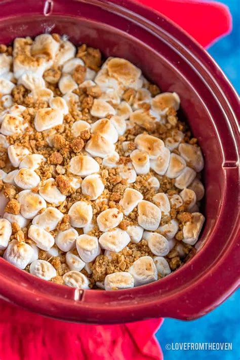 2 hr 30 min active: Crock Pot Sweet Potato Casserole • Love From The Oven