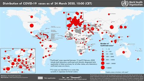 Covid 19 World Map 372757 Confirmed Cases 190 Countries 16231 Deaths
