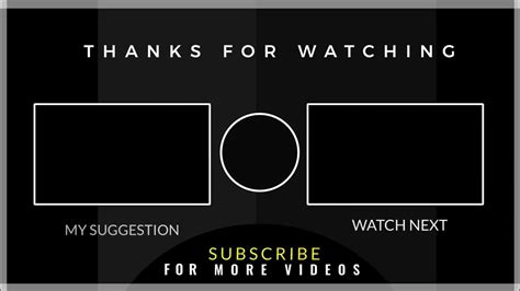 Top Youtube Outro Template Subscribe Button Subscribe Green Screen