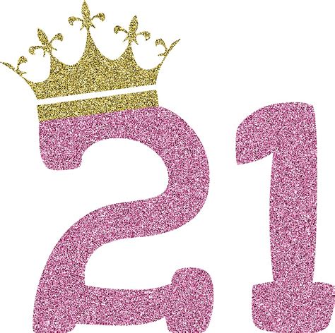 Womens 21st Birthday 21 Year Old Girl Pink Princess T Stickers By