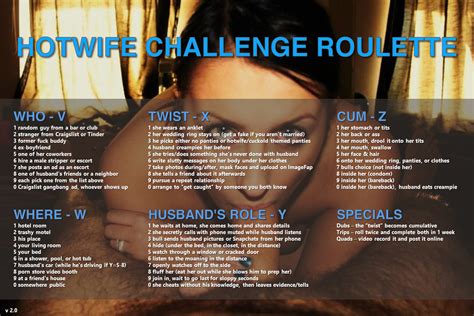 Hotwife Challenge Roulette V20 Fap Roulette