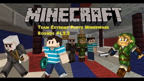 Minecraft Team Extreme Minerware Games 123 Minigames Of The