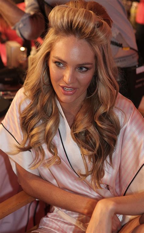Candice Swanepoel From Backstage At The 2013 Victorias Secret Fashion