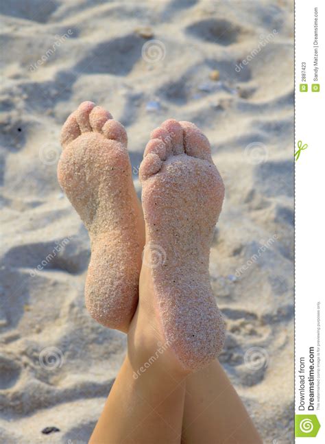 Sandy Feet Stock Image Image Of Beauty Vacation Relax 2887423